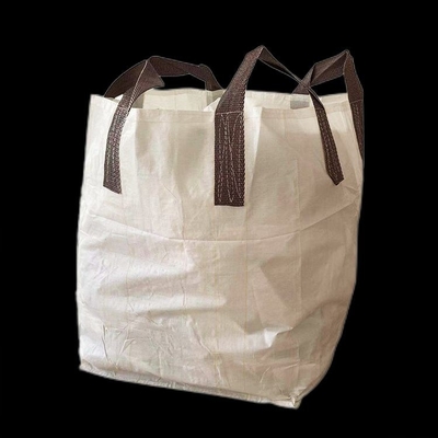 Iso impermeabile 9001 di Ton Big Bag della grande sabbia concreta dei costruttori 1 con i cicli di Brown